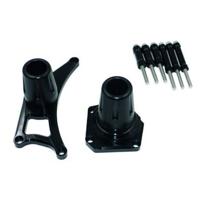 CNC padáky motoru - černé pro MT-01 05-11 levá a pravá
